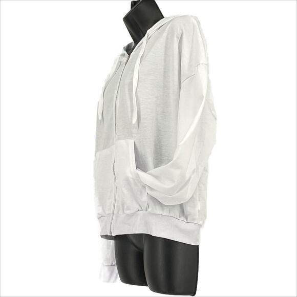 Shein Hoodie Tee in White Size XL - Picture 3 of 7